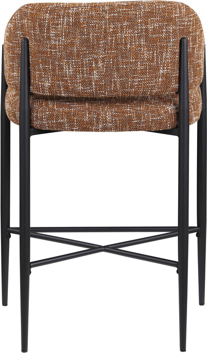 Dame - Fabric Upholstered Counter Stool (Set of 2)