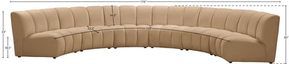 Infinity - 6 Piece Modular Sectional - Camel