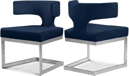 Alexandra - Dining Chair with Chrome Legs