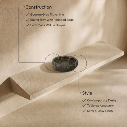 Orelia - Genuine Travertine Tray