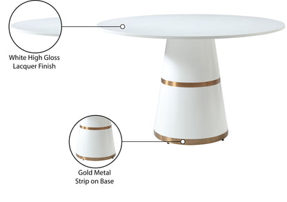 Hans - Dining Table - White