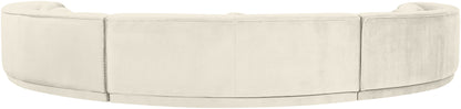 Avra - 192" Velvet Performance Fabric Upholstered Sectional