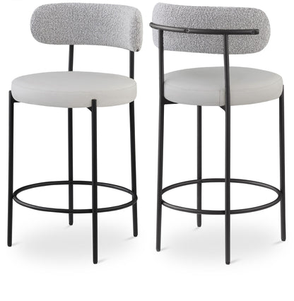 Beacon - Faux Leather Stool (Set of 2)