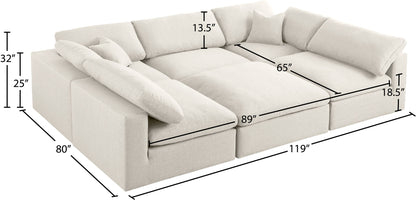 Serene - 6 Piece Modular Sectional