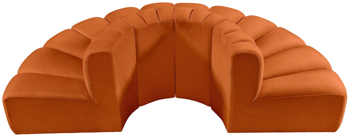 Arc - Velvet 4 Piece Modular Sofa