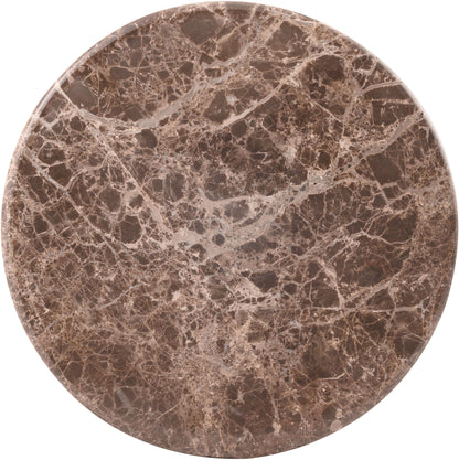 Cindra - Genuine Marble Top And Iron Base Table