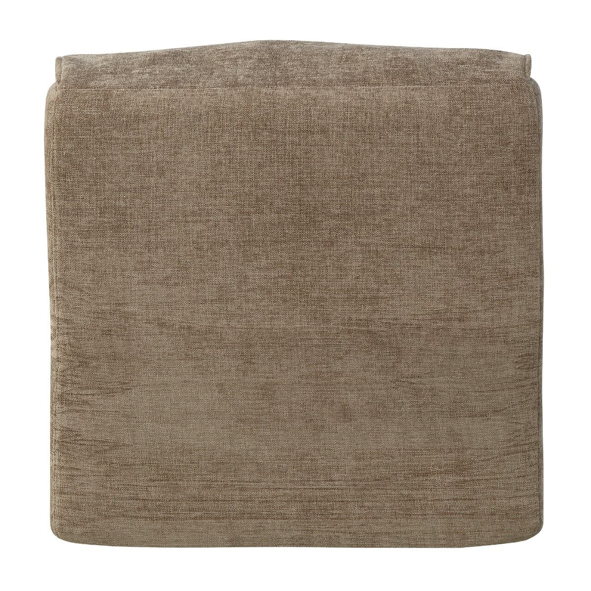 Almano - Modular Armless Chair - Light Brown Chenille