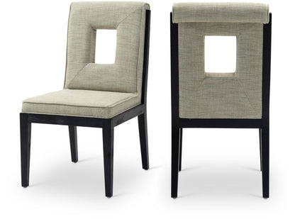 Gwendolyn - Dining Side Chair With Black Frame (Set of 2)