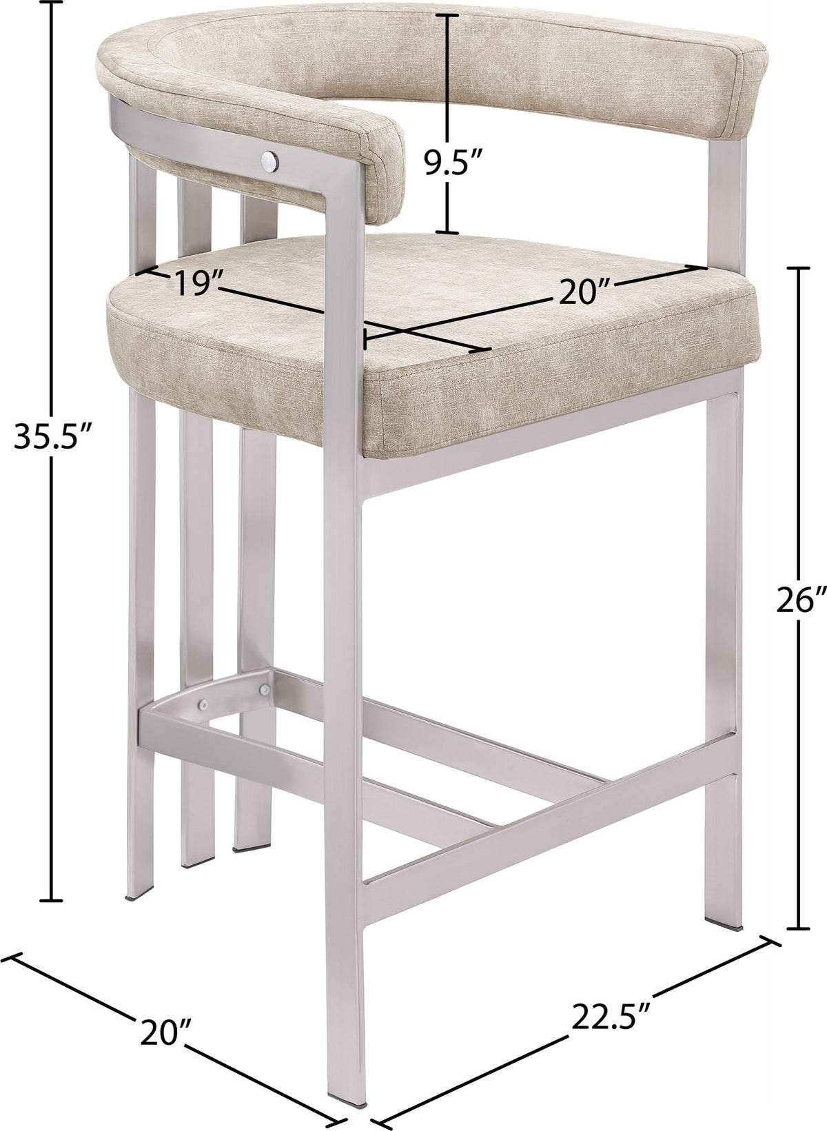 Marcello - Counter Stool (Set of 2)