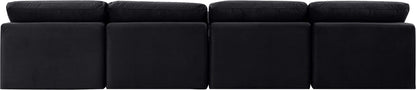 Indulge - Velvet 4 Seat Modular Armless Sofa