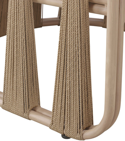 San Pietro - Resilient Waterproof Fabric 60.5" Upholstered Outdoor Patio Loveseat