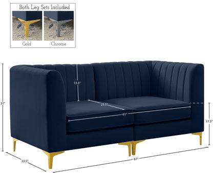 Alina - 2 Piece Modular Sectional