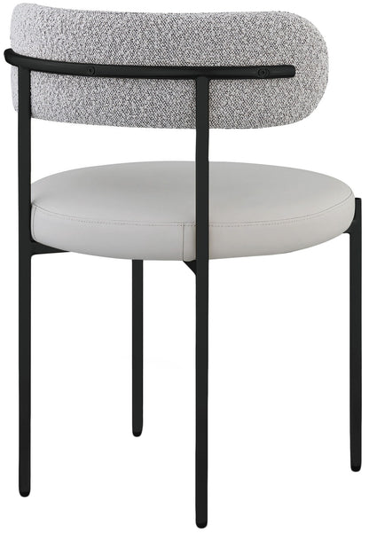 Beacon - Faux Leather Dining Chair With Black Legs (Set of 2)