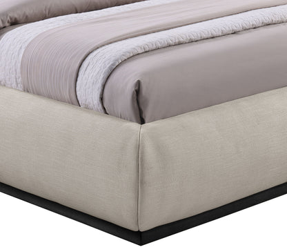 Vaughn - Chenille Bed With Black Base