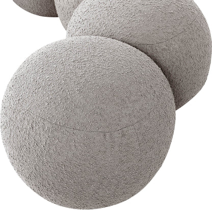 Apollo - Boucle Fabric Bench