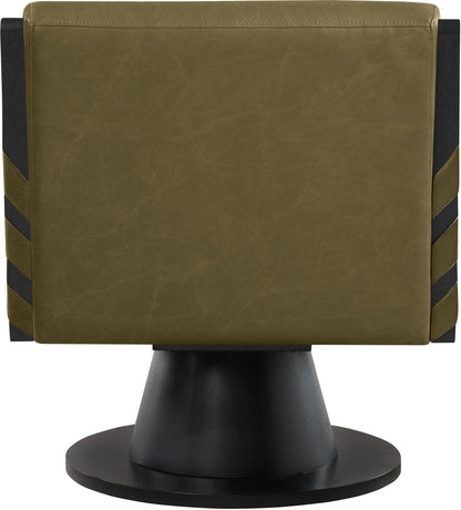 Millwin - Swivel Accent Chair With Black Base