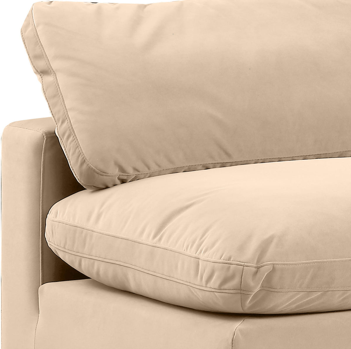 Comfy - Velvet Armless Chair