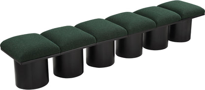 Pavilion - 6 Piece Modular Bench With Black Base