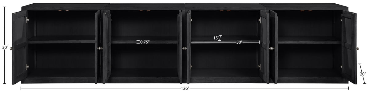 Vero - Solid Wood And Oak Venee Sideboard/Buffet