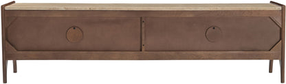 Veya - 71" Genuine Marble And Mango Wood Media Console
