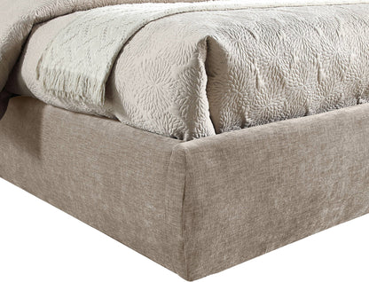 Adam - Chenille Fabric Bed With 70.5" Headboard