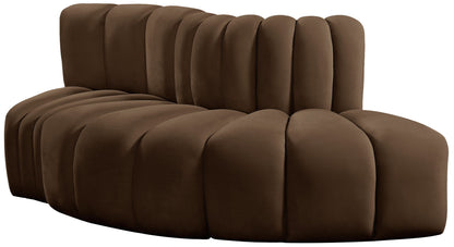 Arc - Velvet 3 Piece Modular Sofa