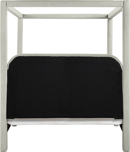 Salina - Linen Textured Fabric Upholstered Bed