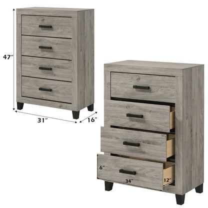 Mari - Chest - Light Gray Finish