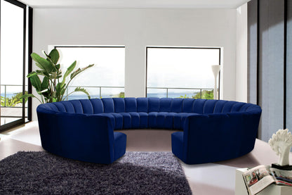Infinity - 12 Piece Velvet Modular Sectional