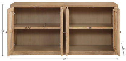 Vero - Solid Wood And Oak Venee Sideboard/Buffet