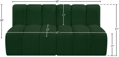 Arc - Boucle Fabric 2 Seats Modular Sofa