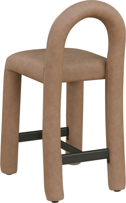 Amari - Faux Leather Stool