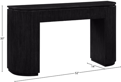 Astrid - Solid Wood And Oak Veneer Console Table