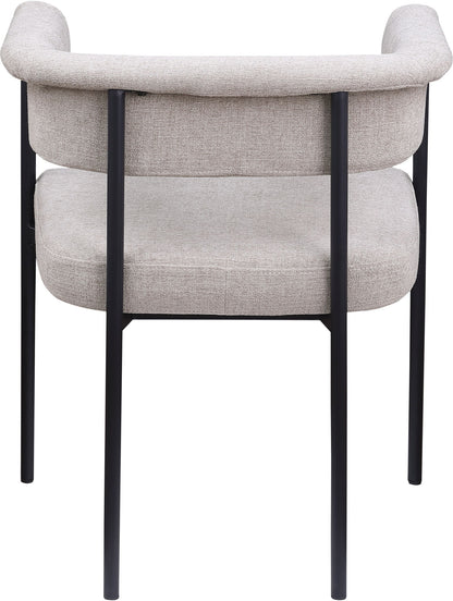 Malin - Linen Dining Chair (Set of 2) - Taupe