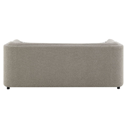Glenda - Sofa With 3 Pillows - Gray Chenille