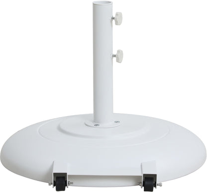 Amalfi - Patio Umbrella - White Base / Black Pole