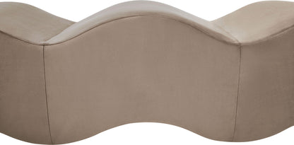 Wave - Velvet Bench