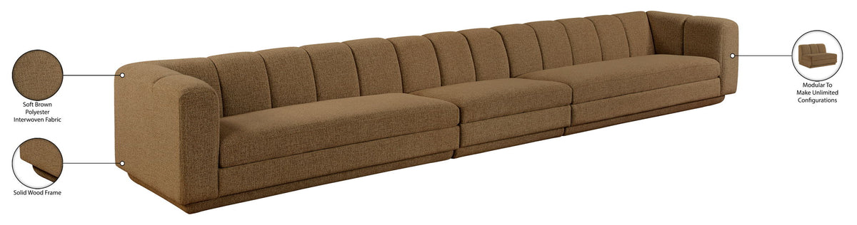 Modari - Sectional - Brown