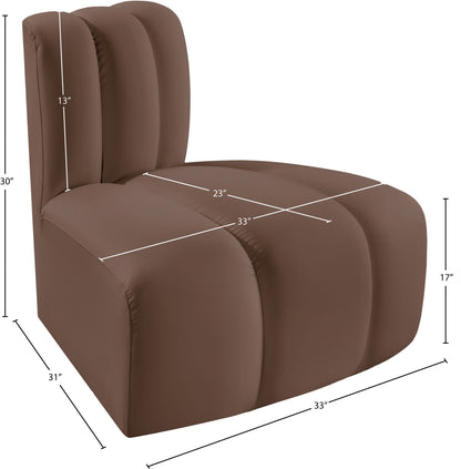 Arc - Faux Leather Reverse Corner Chair