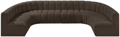 Arc - Boucle Fabric 8 Piece Modular Sofa