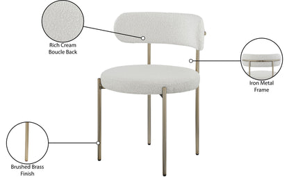 Beacon - Boucle Fabric Dining Chair (Set of 2)