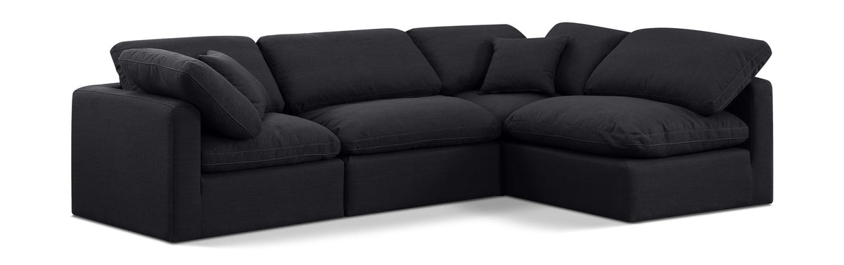 Indulge - Linen 4 Piece Modular Sectional