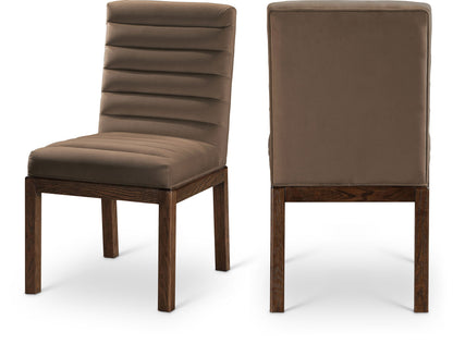 Evelyn - Dining Chair With Brown Legs