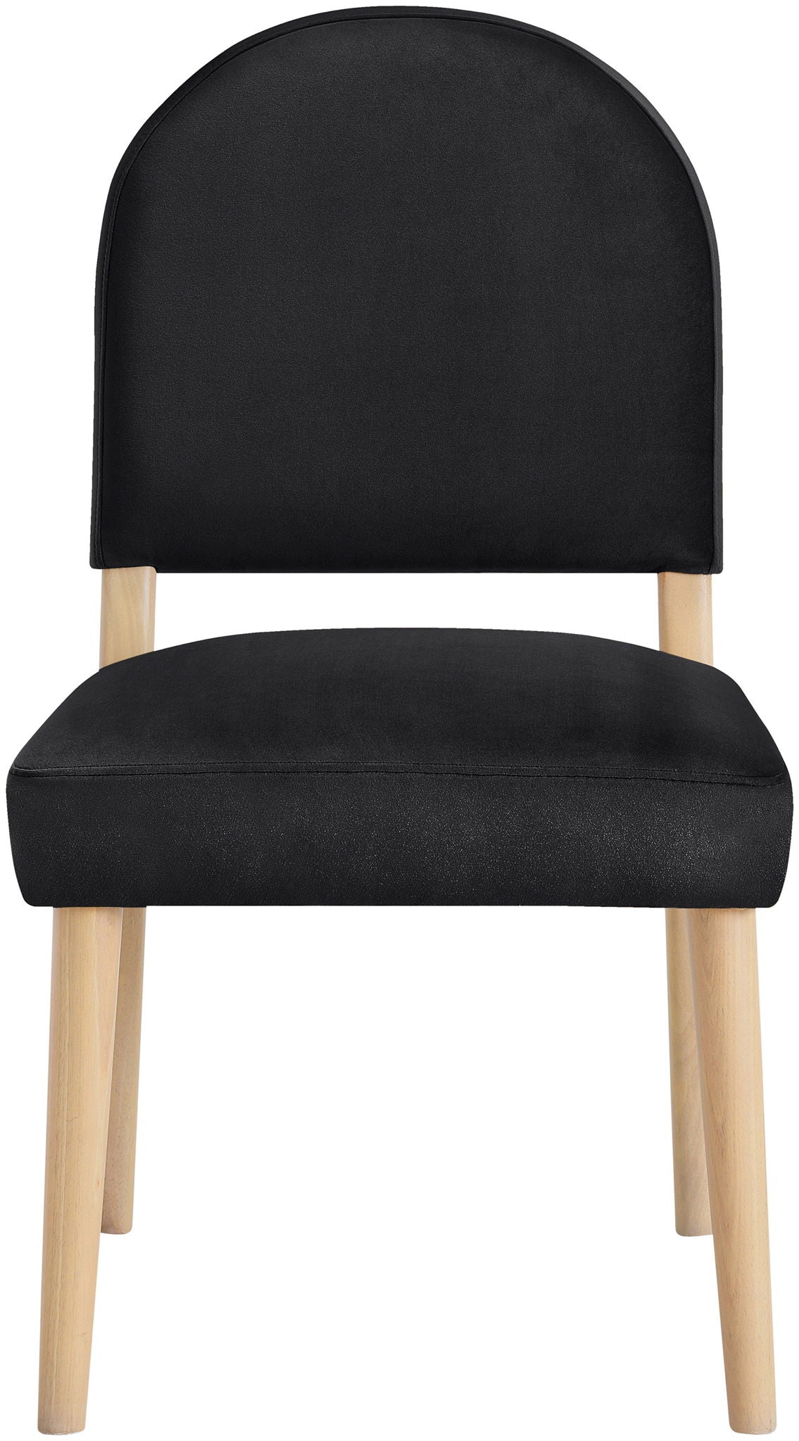 Varinelle - Velvet Dining Chair (Set of 2) - Natural Frame
