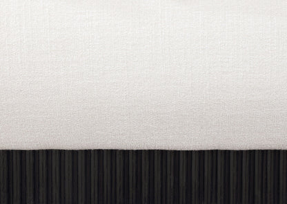 Rigby - Linen Bed With Black Base