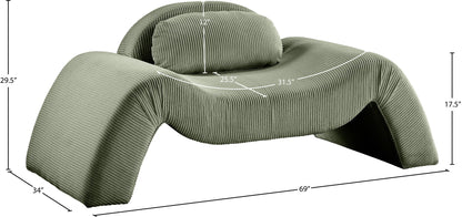 Austin - Corduroy Accent Chair