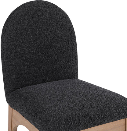 Waldorf - Boucle Dining Side Chair With Natural Legs
