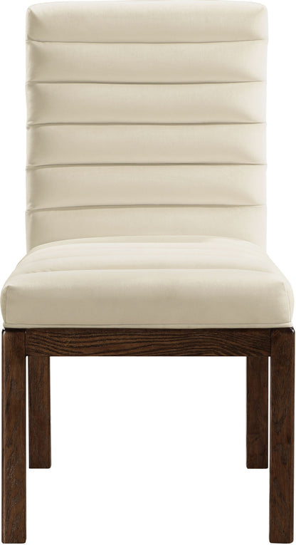 Evelyn - Dining Chair With Brown Legs