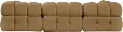 Orin - Fabric Velvet 4 Piece Modular Sectional
