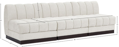Quinn - 3 Seat Modular Armless Sofa